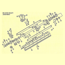 beater-shaft-assembly-cotton-gin-part